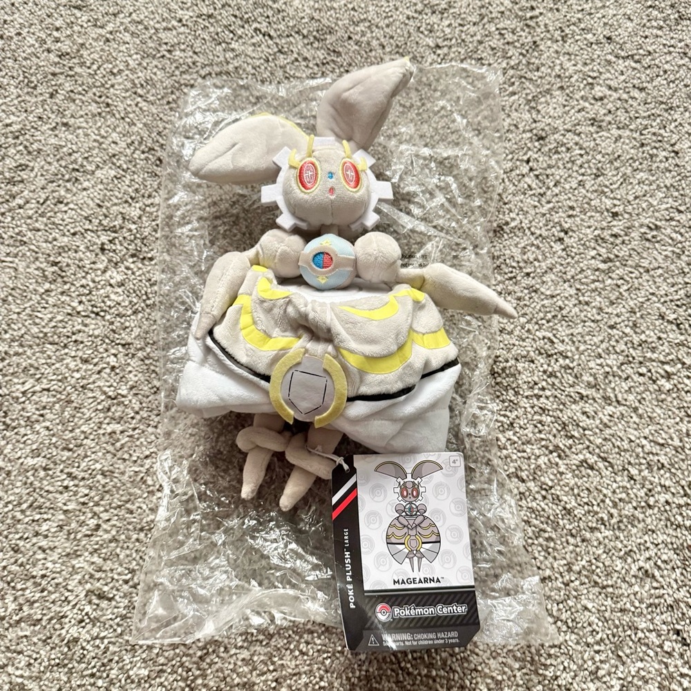 RARE Magearna Plush Pokemon Pokemon Center!